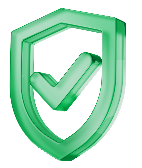 Imagem de um escudo com um check